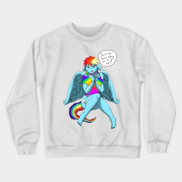 Back to Jail For Dashie Crewneck Sweatshirt by XenoKimi